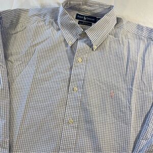 POLO Ralph Lauren BLAKE 100% Two-Ply Cotton Men’s Shirt Button Down Size L